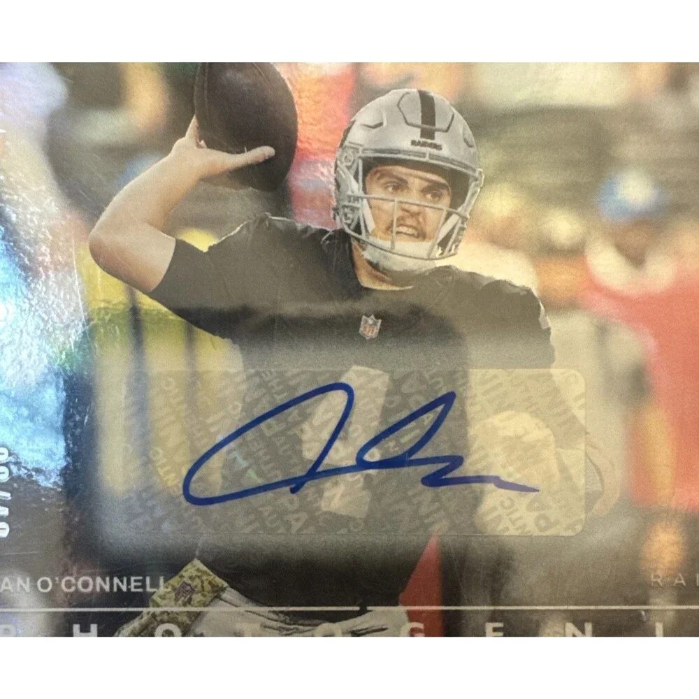 2024 Panini Photogenic Aidan O’Connell Auto /49  🏈 🔥🔥💥